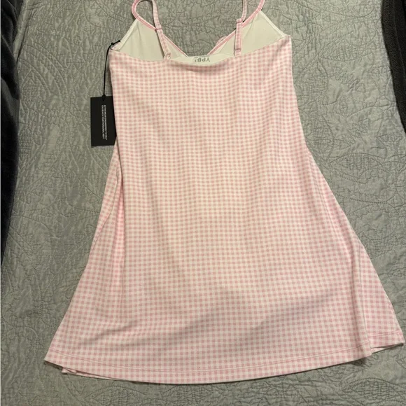 Pink Gingham Abercrombie and Fitch YPB dress - Picture 2 of 2